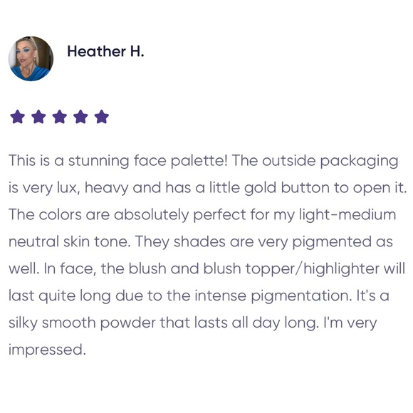 O!Mega x Three Powder X-TRA LARGE Blush-Bronze-Highlight Tantalize Glo Palette - Picture 5 of 16